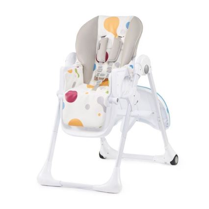KINDERKRAFT - Cadeira infantil de refeição YUMMY bege/branco