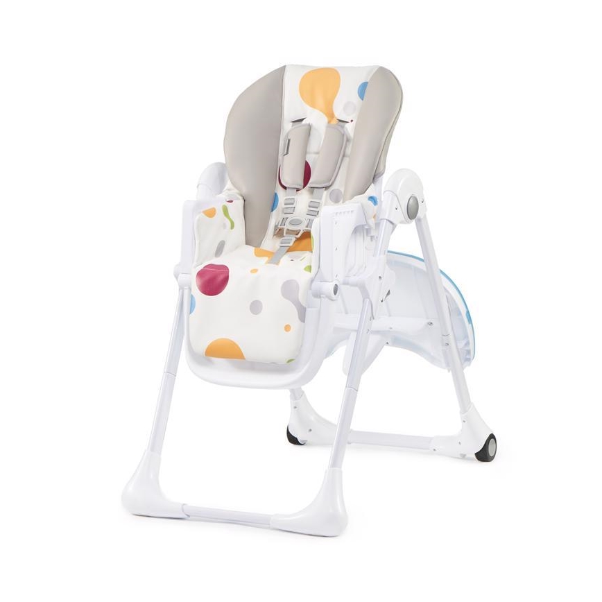 KINDERKRAFT - Cadeira infantil de refeição YUMMY bege/branco