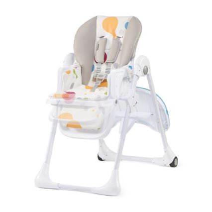 KINDERKRAFT - Cadeira infantil de refeição YUMMY bege/branco