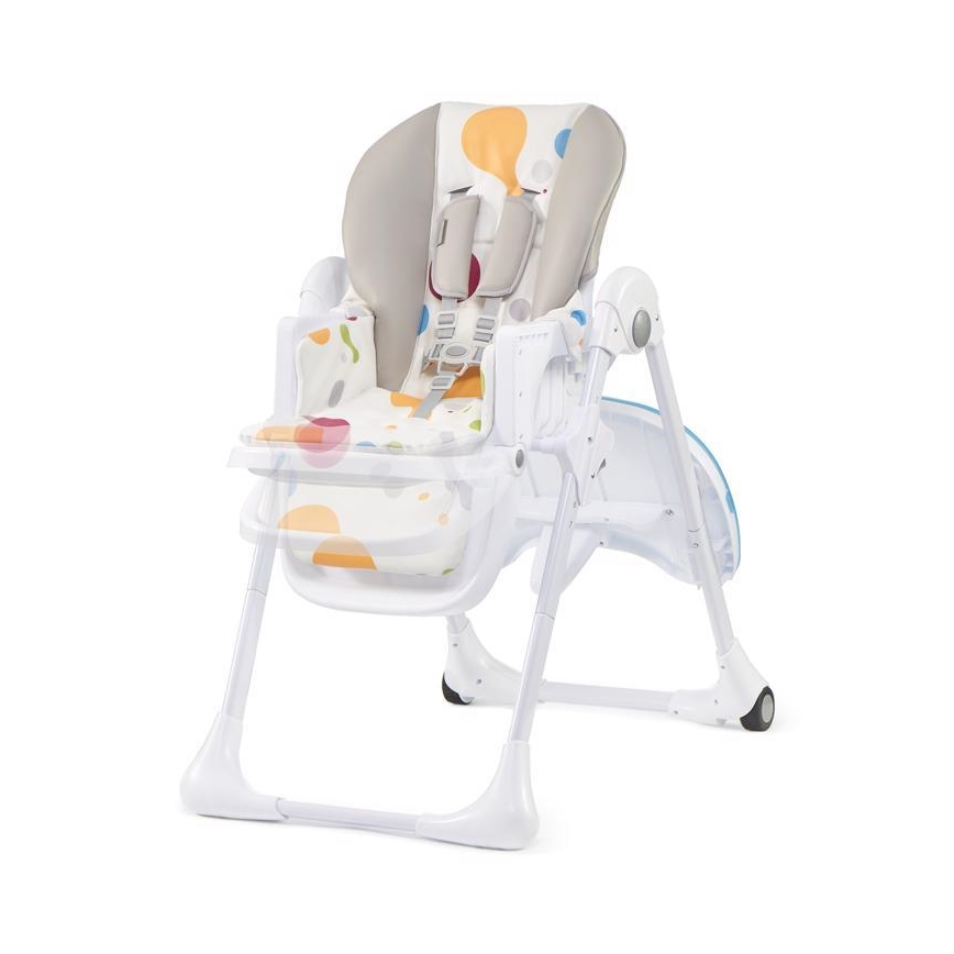 KINDERKRAFT - Cadeira infantil de refeição YUMMY bege/branco