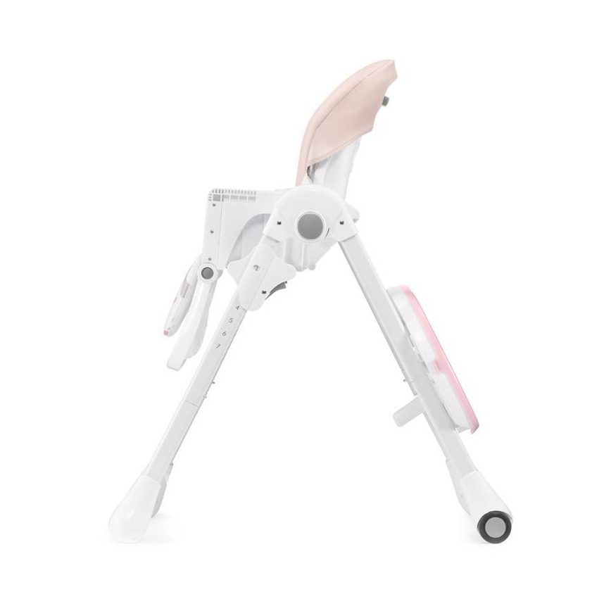 KINDERKRAFT - Cadeira infantil de refeição YUMMY rosa/branco