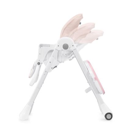 KINDERKRAFT - Cadeira infantil de refeição YUMMY rosa/branco