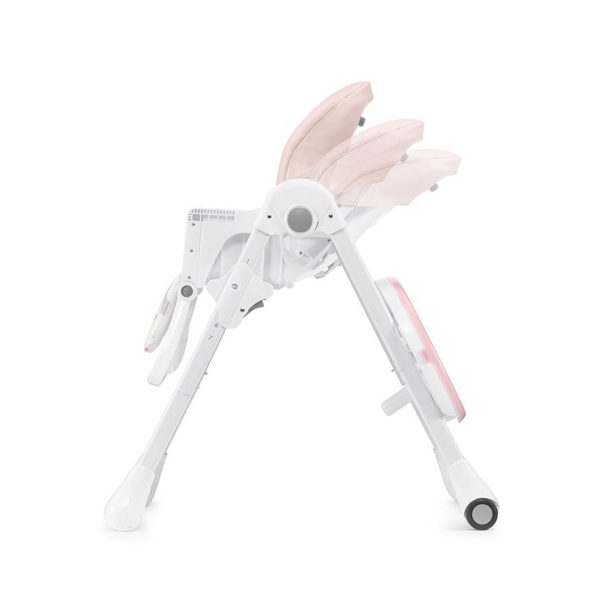 KINDERKRAFT - Cadeira infantil de refeição YUMMY rosa/branco