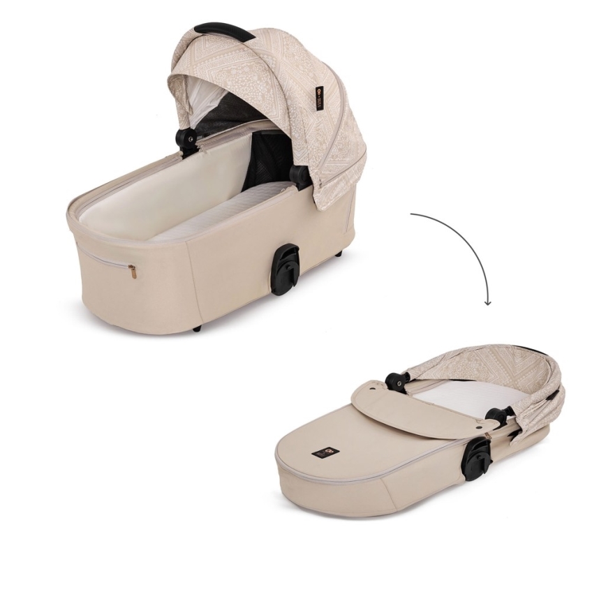 KINDERKRAFT - Carrinho combinado 2 em 1 NEA 2 Dune Whisper Bizuu