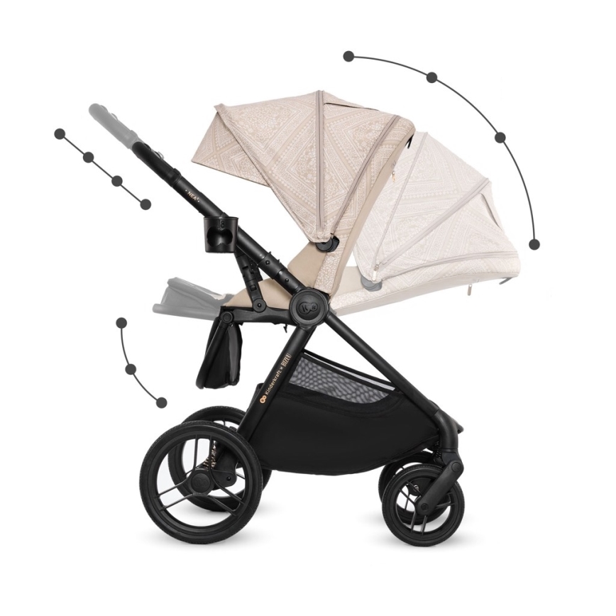 KINDERKRAFT - Carrinho combinado 2 em 1 NEA 2 Dune Whisper Bizuu