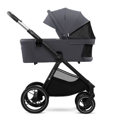 KINDERKRAFT - Carrinho de bebé combinado 2em1 NEA 2 Cinzento escuro