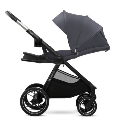 KINDERKRAFT - Carrinho de bebé combinado 2em1 NEA 2 Cinzento escuro