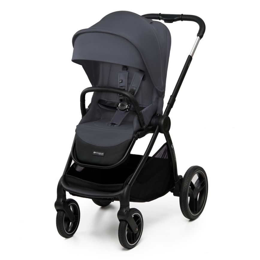 KINDERKRAFT - Carrinho de bebé combinado 2em1 NEA 2 Cinzento escuro