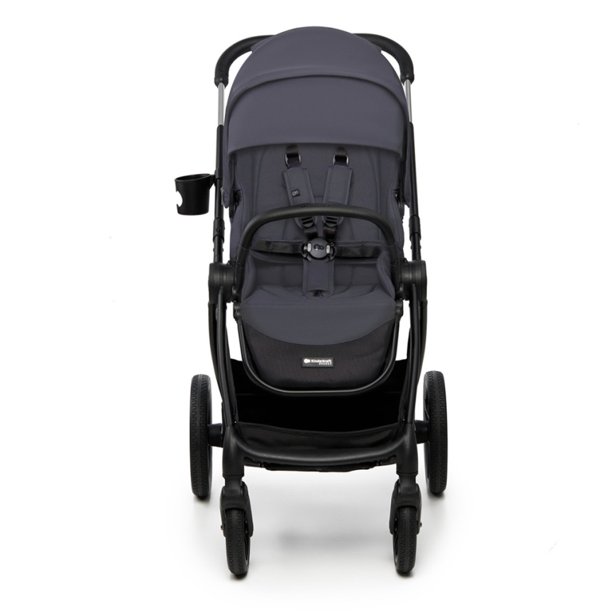 KINDERKRAFT - Carrinho de bebé combinado 2em1 NEA 2 Cinzento escuro