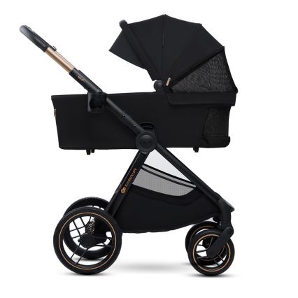 KINDERKRAFT - Carrinho de bebé combinado 2em1 NEA 2 Midnight preto