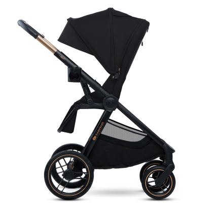 KINDERKRAFT - Carrinho de bebé combinado 2em1 NEA 2 Midnight preto