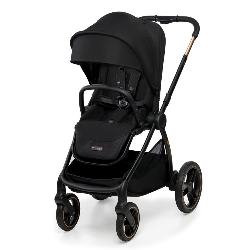 KINDERKRAFT - Carrinho de bebé combinado 2em1 NEA 2 Midnight preto