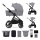 KINDERKRAFT - Carrinho de bebé combinado 2em1 NEA 2 Platinum cinzento