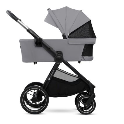 KINDERKRAFT - Carrinho de bebé combinado 2em1 NEA 2 Platinum cinzento