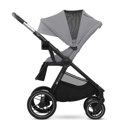 KINDERKRAFT - Carrinho de bebé combinado 2em1 NEA 2 Platinum cinzento