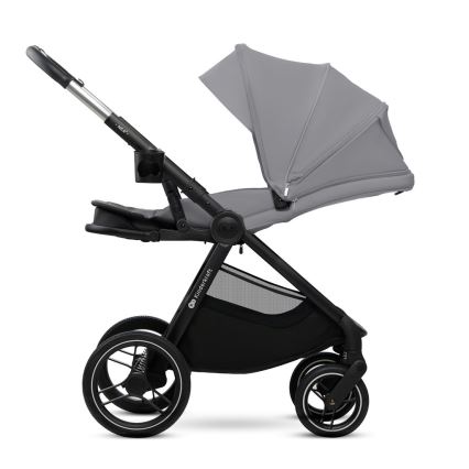 KINDERKRAFT - Carrinho de bebé combinado 2em1 NEA 2 Platinum cinzento