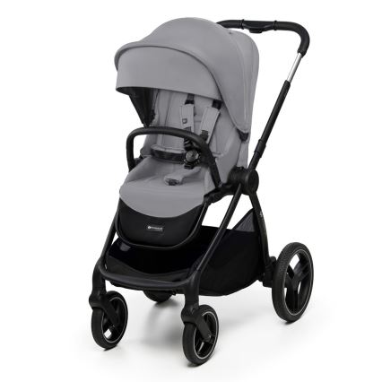 KINDERKRAFT - Carrinho de bebé combinado 2em1 NEA 2 Platinum cinzento