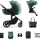 KINDERKRAFT - Carrinho de bebé combinado 2em1 PRIME 2 verde