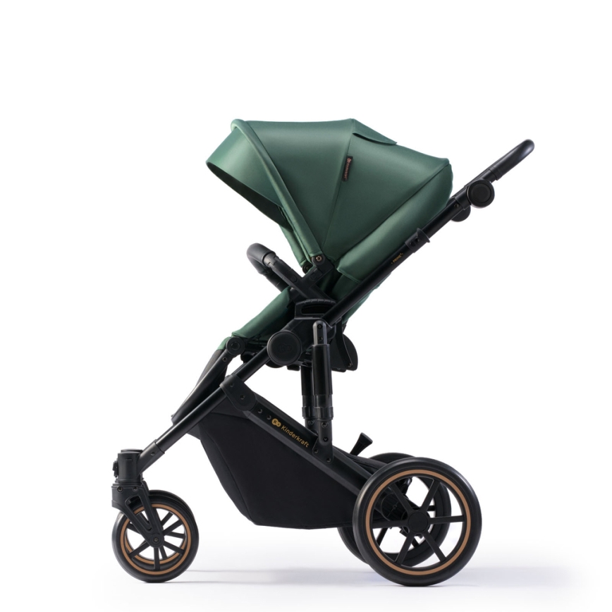 KINDERKRAFT - Carrinho de bebé combinado 2em1 PRIME 2 verde