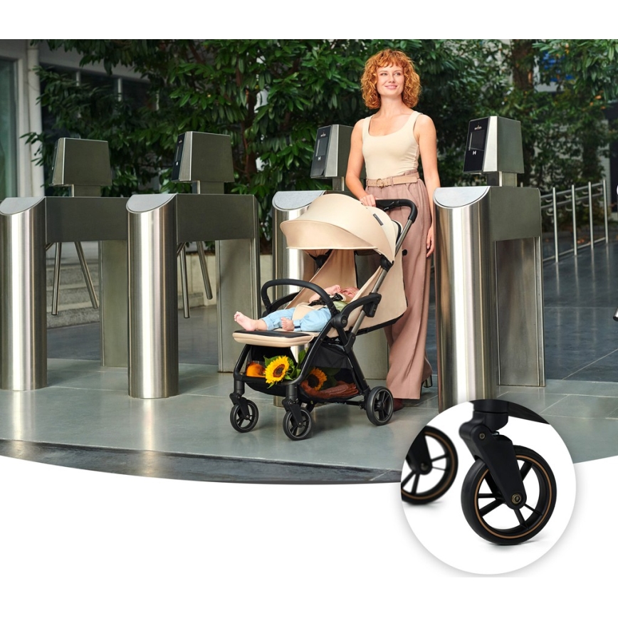 KINDERKRAFT - Carrinho de passeio APINO bege