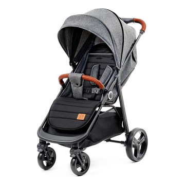 KINDERKRAFT - Carrinho de passeio GRANDE PLUS cinzento