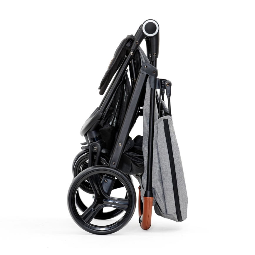 KINDERKRAFT - Carrinho de passeio GRANDE PLUS cinzento