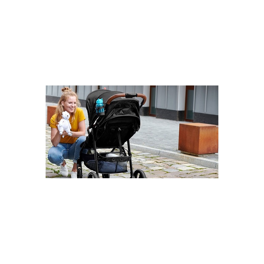 KINDERKRAFT - Carrinho de passeio GRANDE PLUS preto