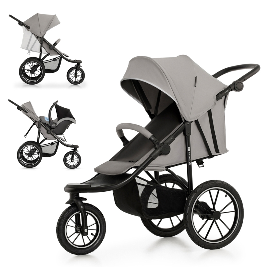 KINDERKRAFT - Carrinho de passeio HELSI2 cinzento