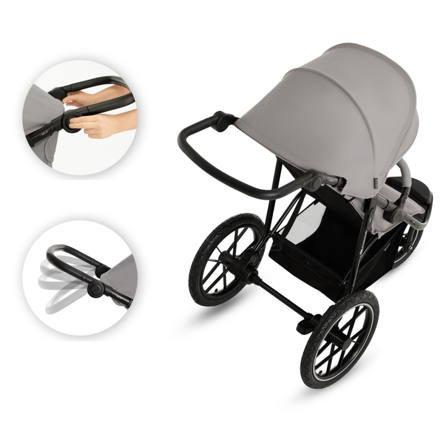 KINDERKRAFT - Carrinho de passeio HELSI2 cinzento