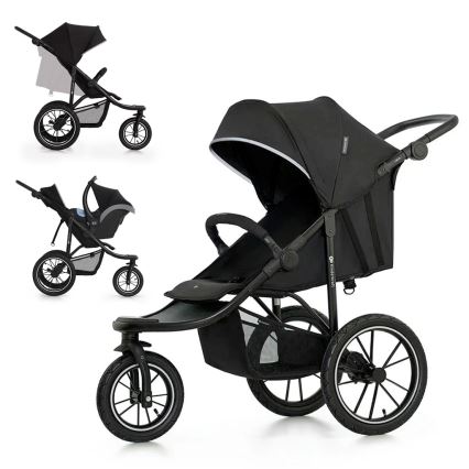 KINDERKRAFT - Carrinho de passeio HELSI2 preto
