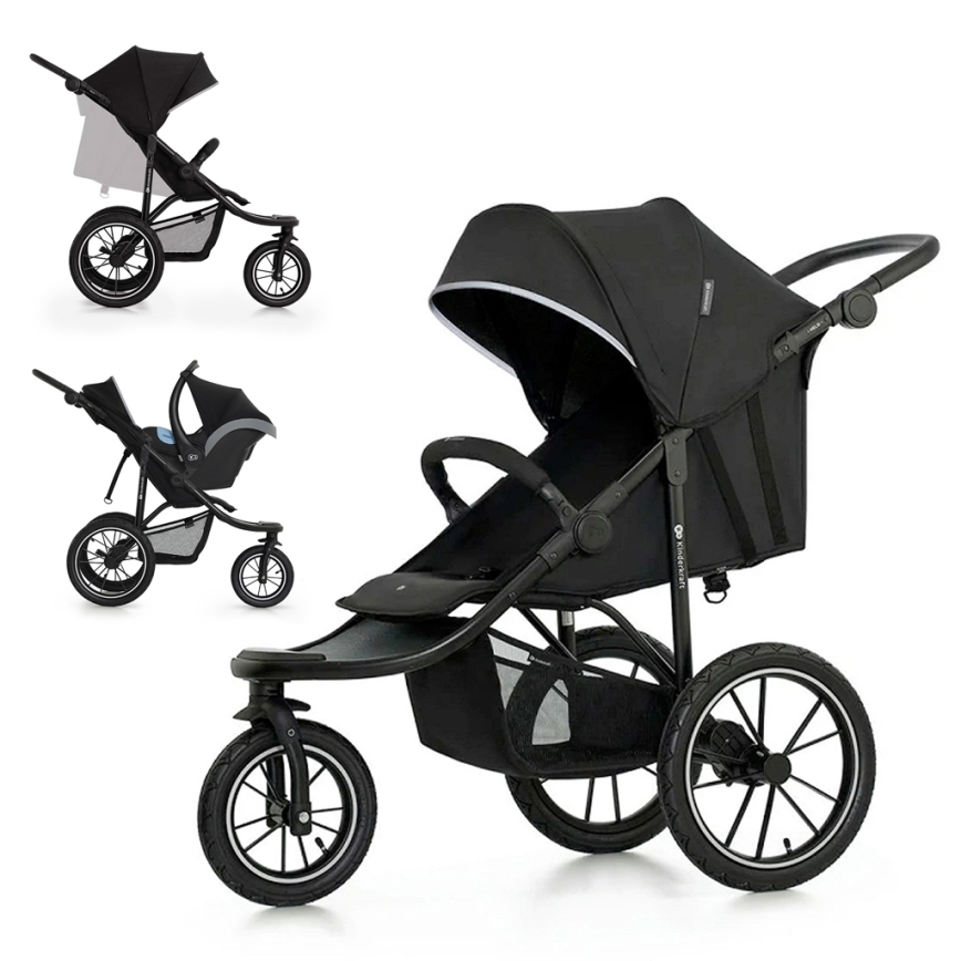 KINDERKRAFT - Carrinho de passeio HELSI2 preto