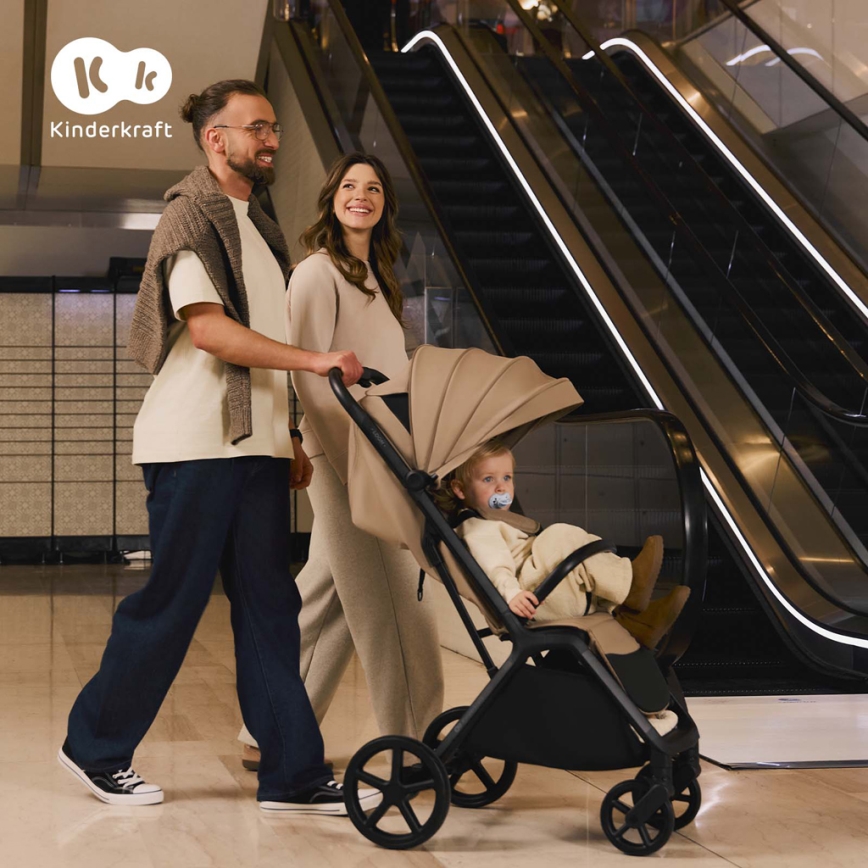 KINDERKRAFT - Carrinho de passeio LOOM bege