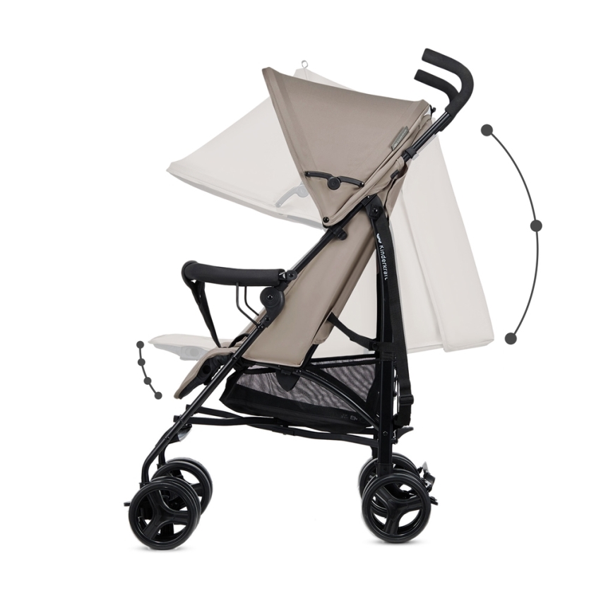 KINDERKRAFT - Carrinho de passeio TIK bege
