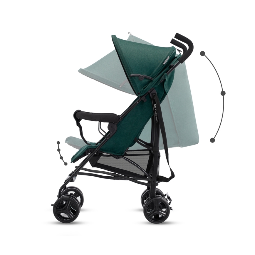 KINDERKRAFT - Carrinho de passeio TIK Green floresta