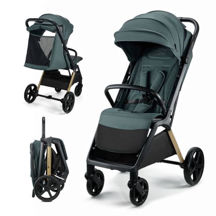 KINDERKRAFT - Carrinho de passeio esportivo LOOM verde