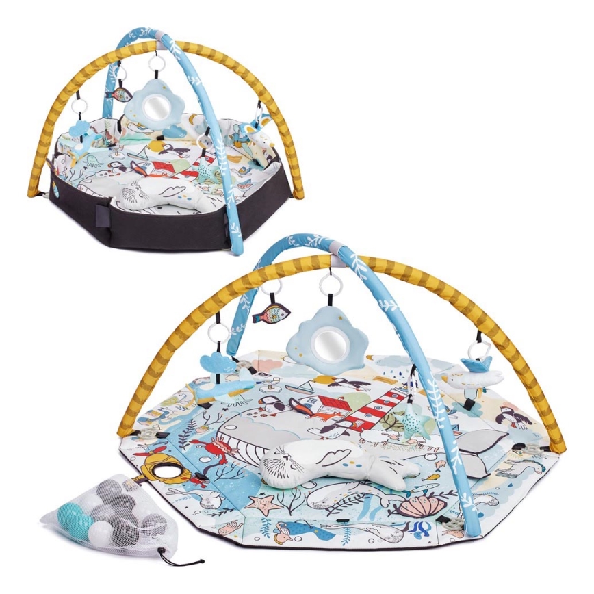KINDERKRAFT - Cobertor infantil para brincar SMARTPLAY Sea