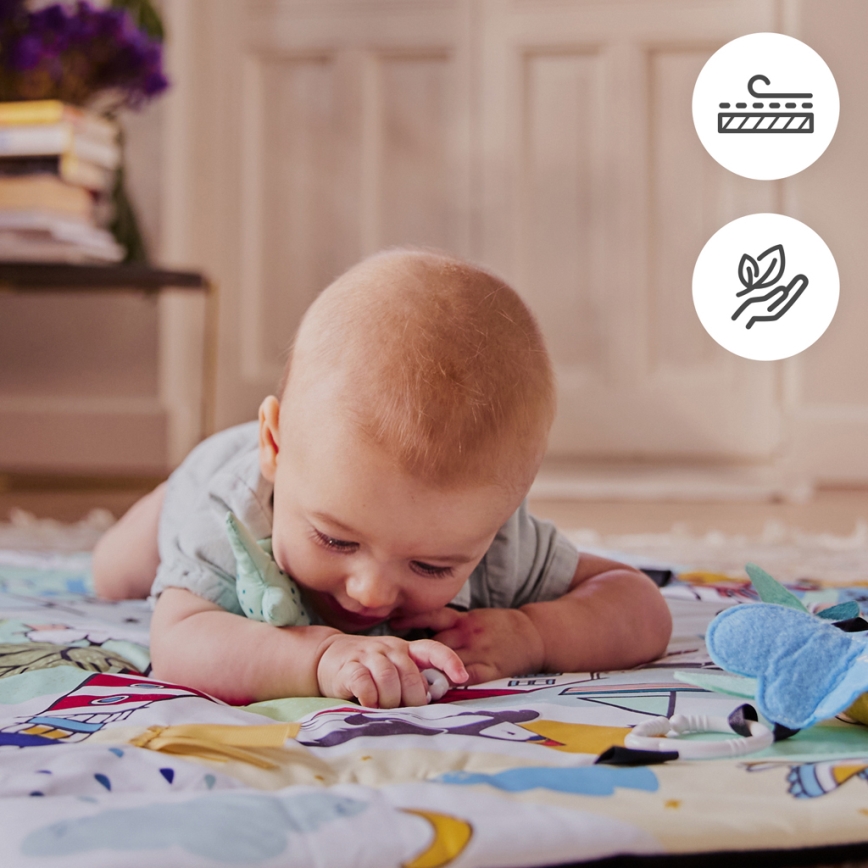 KINDERKRAFT - Cobertor infantil para brincar SMARTPLAY Sea