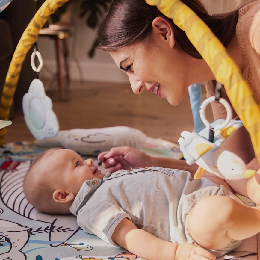 KINDERKRAFT - Cobertor infantil para brincar SMARTPLAY Sea