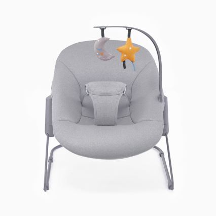 KINDERKRAFT - Espreguiçadeira de bebé CALMEE cinzento