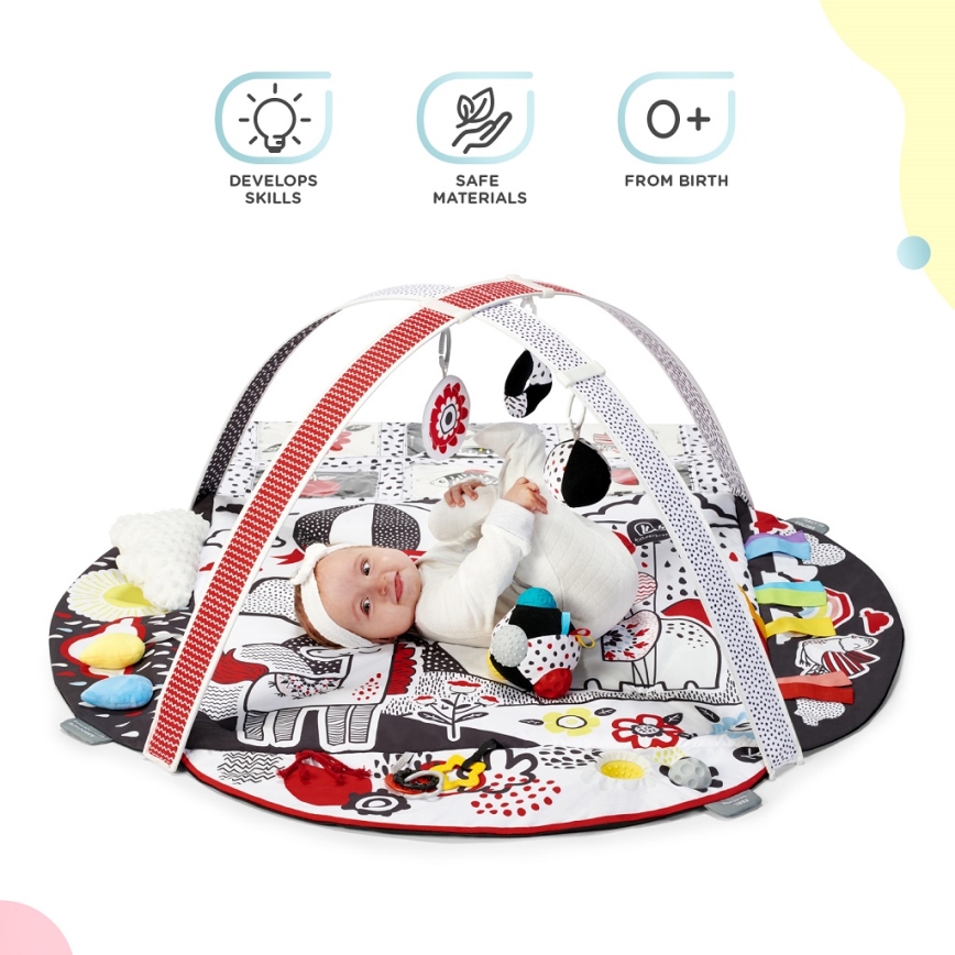 KINDERKRAFT - Manta de bebé para brincar ao 4SMART