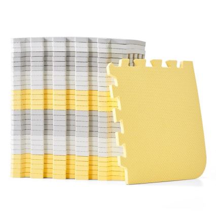 KINDERKRAFT - Puzzle de espuma LUNO 30pcs cinza/amarelo