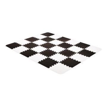 KINDERKRAFT - Puzzle de espuma LUNO 30pcs preto/branco