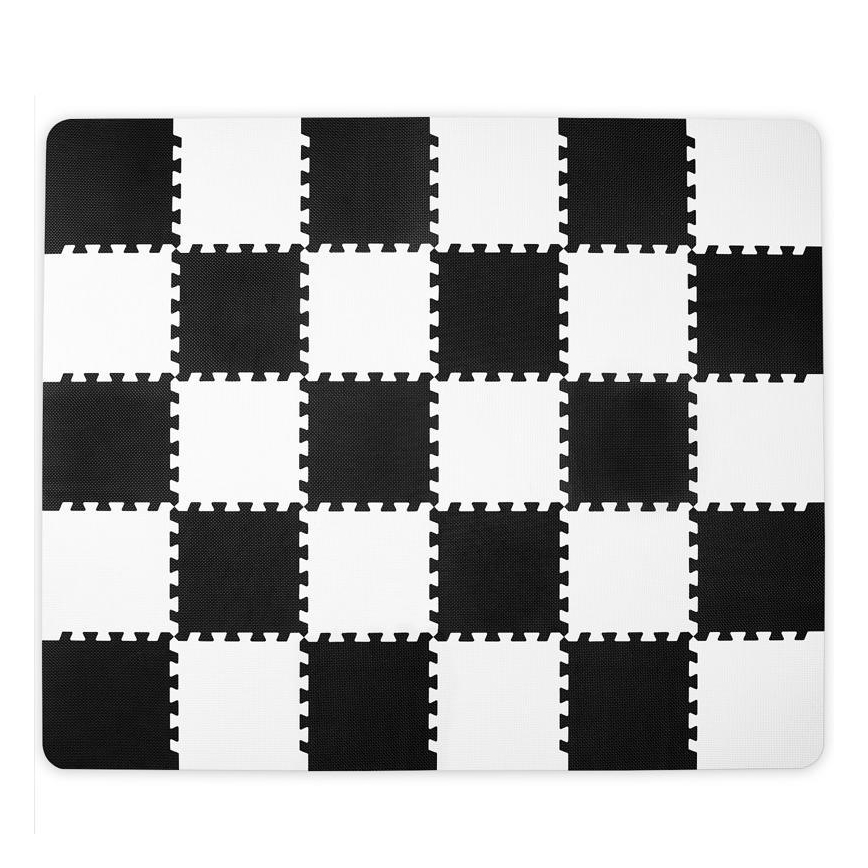 KINDERKRAFT - Puzzle de espuma LUNO 30pcs preto/branco