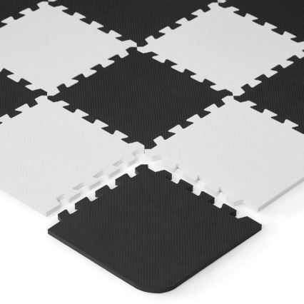 KINDERKRAFT - Puzzle de espuma LUNO 30pcs preto/branco