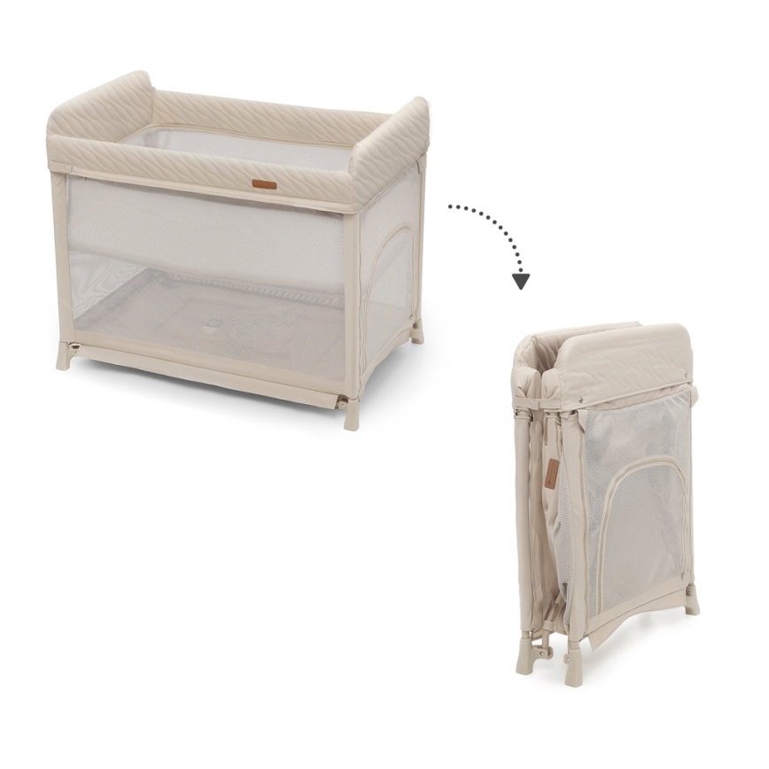 KINDERKRAFT SELECT - Berço de viagem MOON DREAM bege