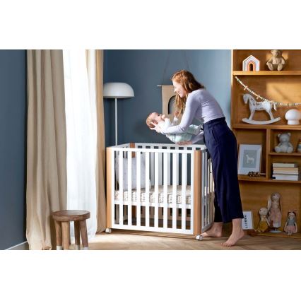 KINDERKRAFT SELECT - Berço infantil 4 em 1 KOYA Premium faia/pinho