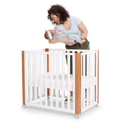 KINDERKRAFT SELECT - Berço infantil 4 em 1 KOYA Premium faia/pinho