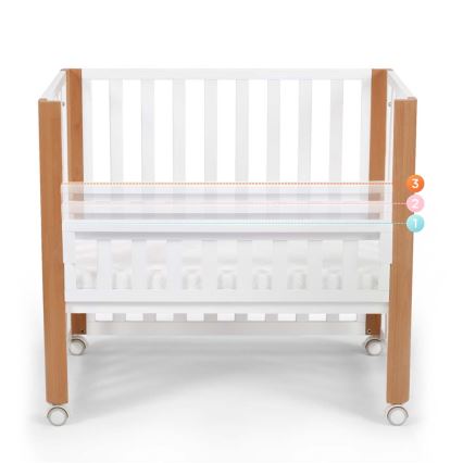 KINDERKRAFT SELECT - Berço infantil 4 em 1 KOYA Premium faia/pinho