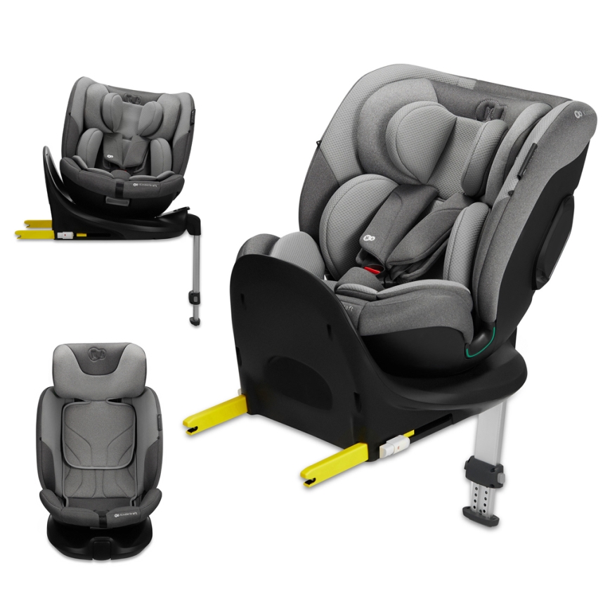 KINDERKRAFT SELECT - Cadeira auto I-FIX (40-150 cm) Cool cinzento