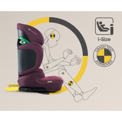 KINDERKRAFT SELECT - Cadeira auto XPAND 2 i-Tamanho (100-150 cm) Premium Cherry pearl